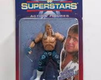WWF Jakks Pacific Shawn Michaels Wrestling Figure WWE Series 1 (Blue Tights)