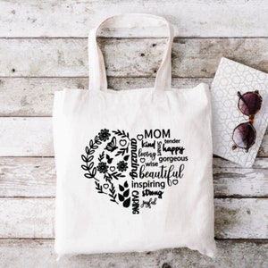 Mom Definition Tote, Mom Tote Bag, Cotton Canvas Tote Bag, Reusable Grocery Bag, Mamma Bag, Mother&#39;s Day Gift, Amazing Mom Tote
