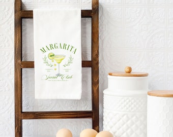 Margarita Kitchen Towel, Funny Bar Cart Decor, Cocktail Tea Towel, Cinco De Mayo Hostess Gift, Lime Towel, Margarita Lover Gift