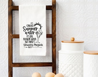 Funny Kitchen Towel, Margarita Tea Towel, Margarita Sayings, Sarcastic Kitchen towel, Funny Bar Towel, Margarita Lover Gift, Cocktail Gifts