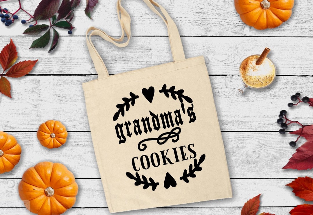 Grandma's Cookies Tote Bag Kids Tote Bag for Cookies Etsy