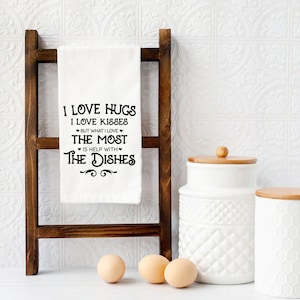 Kitchen Towel With Funny Saying, Country Kitchen Towel, Funny Towel Sayings, Farmhouse Kitchen Decor, Sarcastic Dish Towel, Flour Sack Towel