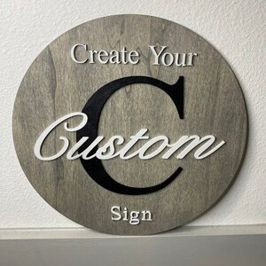 Last Name Sign,Monogram Sign,Custom Wood Sign,Family Name Wood Sign,Personalized Wedding Gift,Housewarming Gift,Round Wood Sign,Gift for her