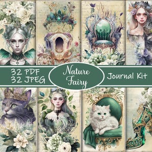 Nature Fairy Junk Journal Kit: Printable Ephemera (PDF/JPEG)