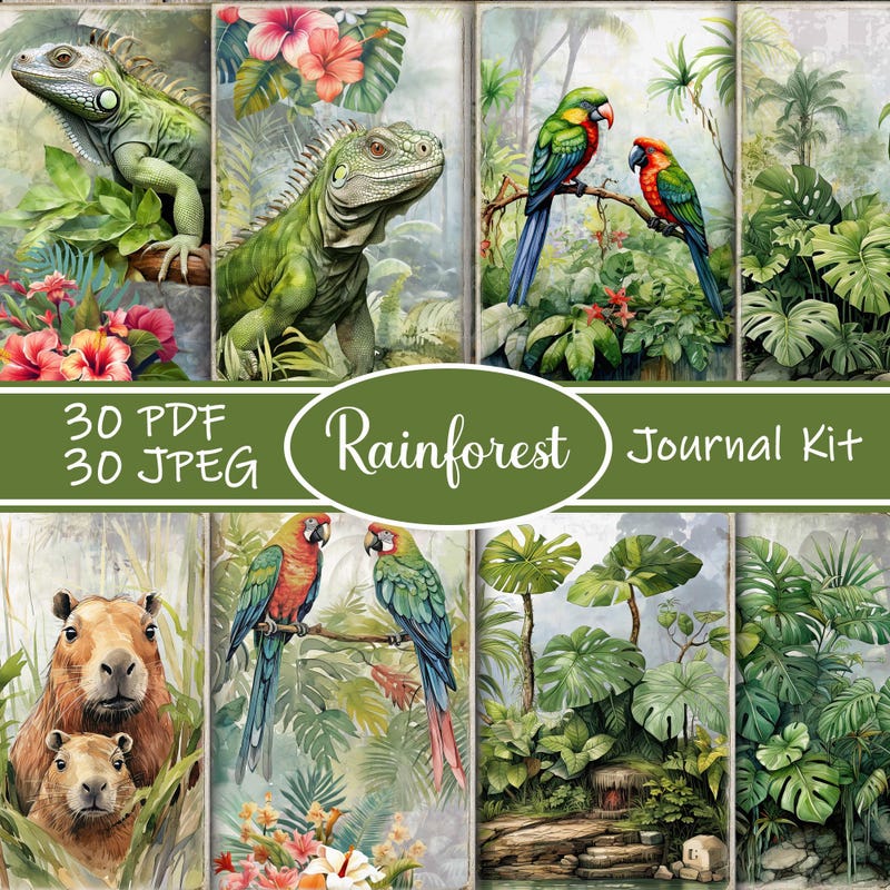 Jungle Rain Forest - Etsy