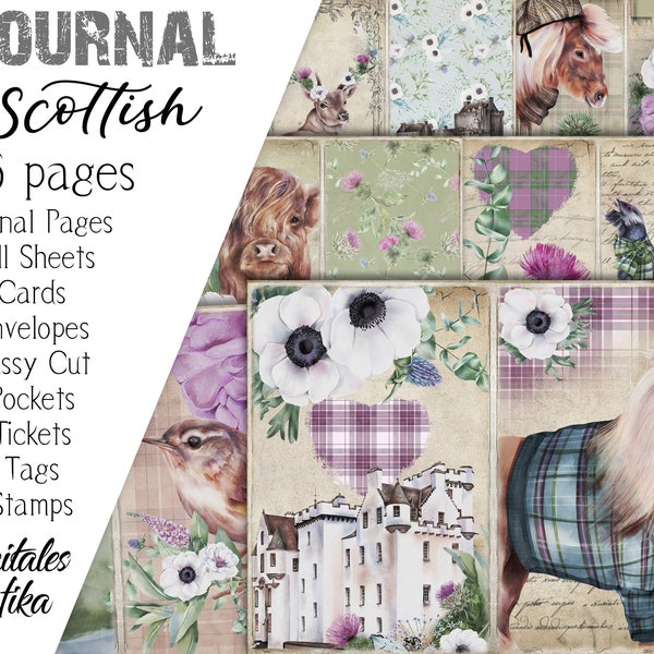 Scotland Journal Etsy