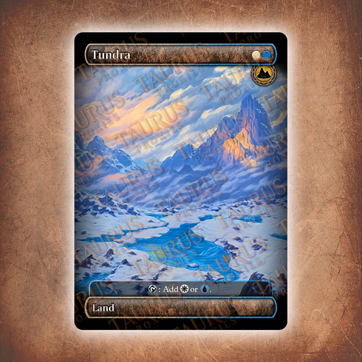 Tundra Island MTG Proxy Dual Lands Full Art proxies edh | Etsy