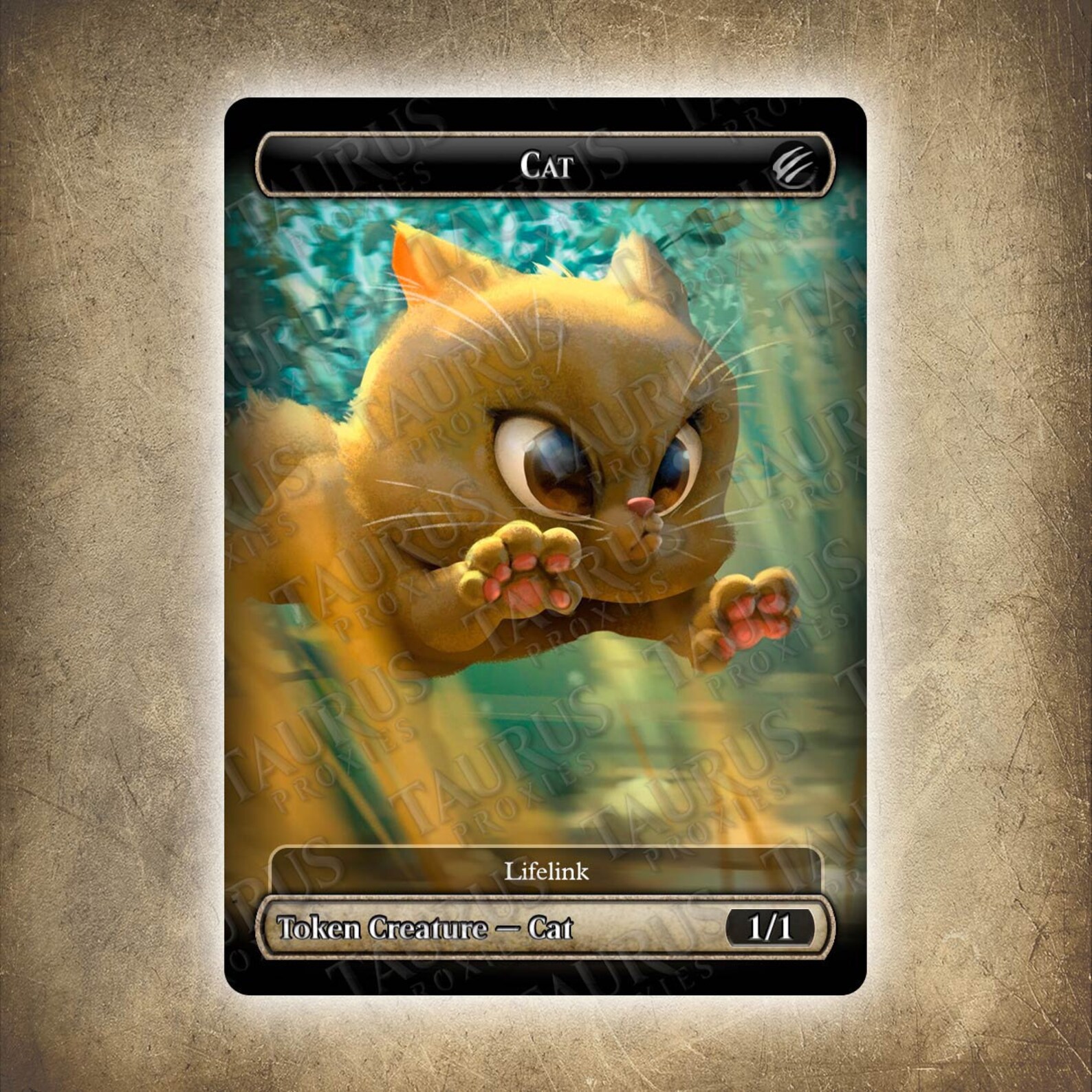 X1 Cat Token MTG Proxy Alter Full Art 1 OMG Kitties / Etsy