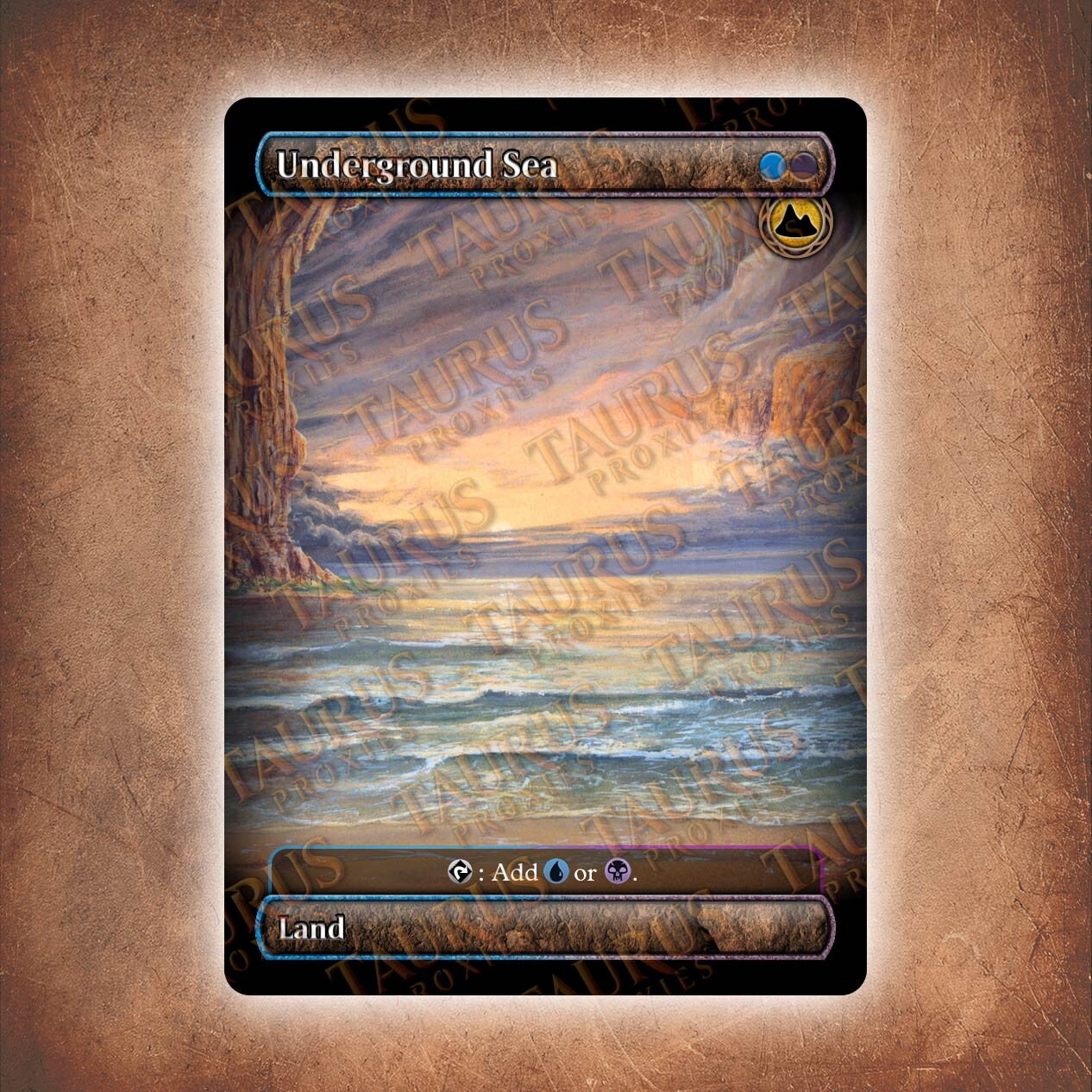 Underground Sea MTG Proxy Dual Lands Full Art proxies | Etsy