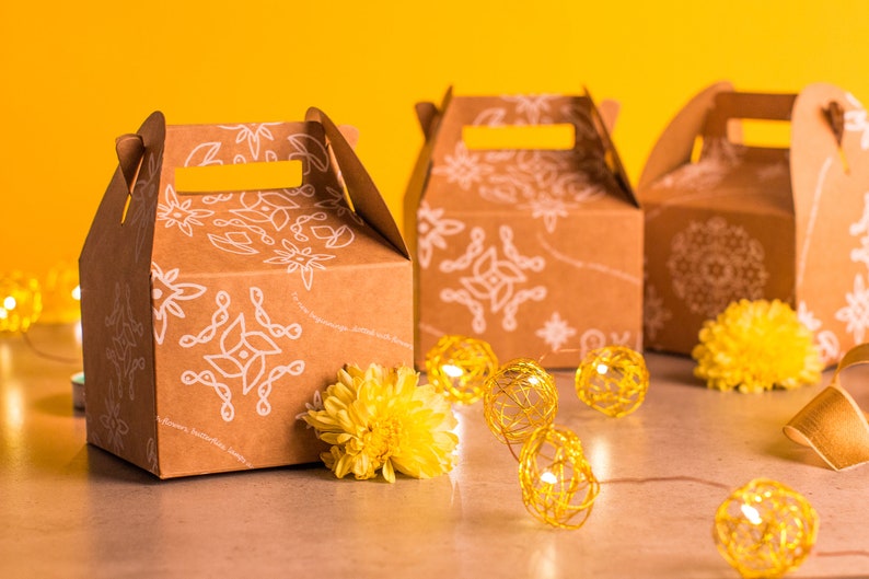 Festive Indiandesign Themed Gift Box set of 6 Boxes in Size Etsy