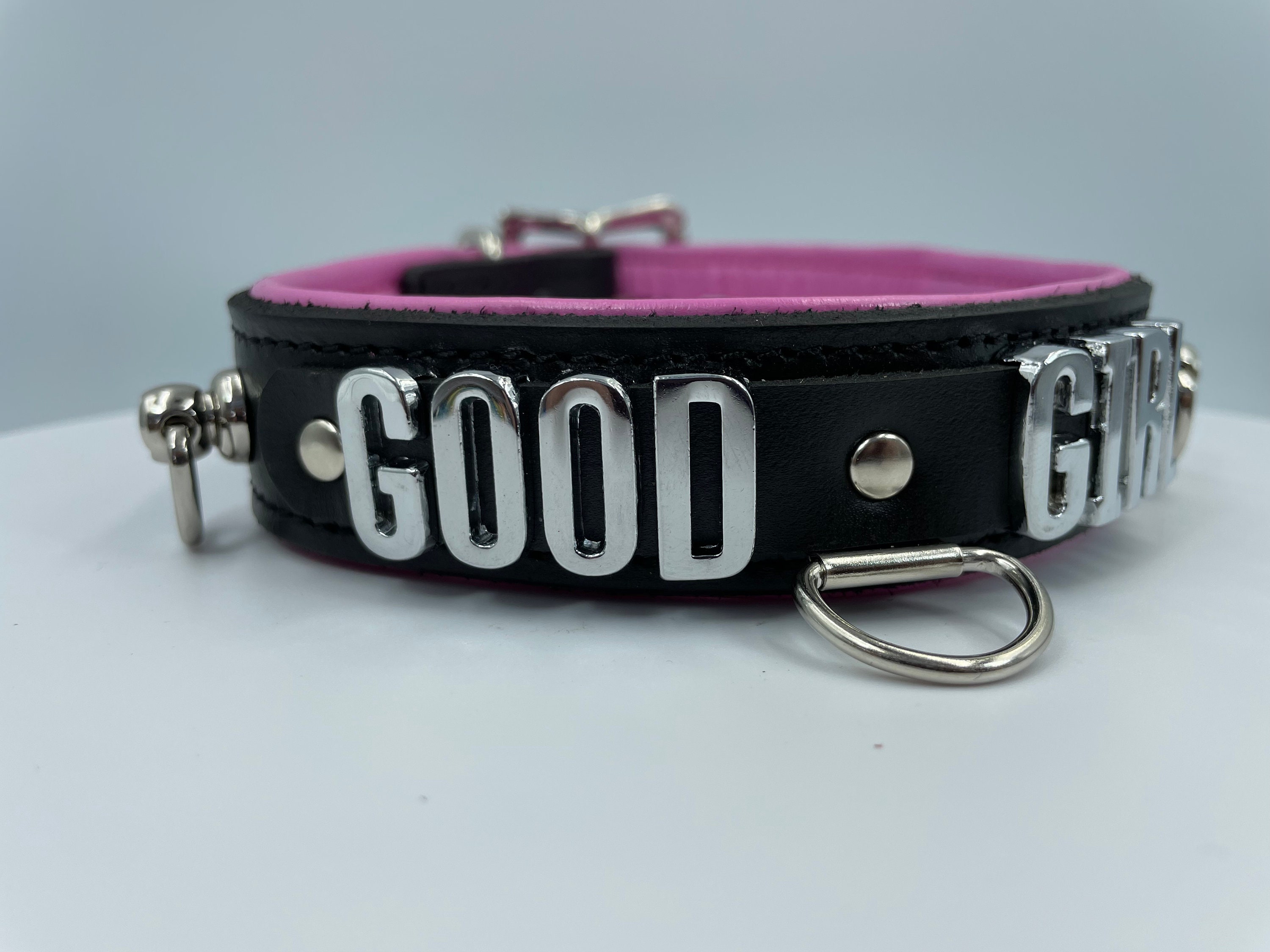 Good Girl Collar Choker | Choose Your Own Words I Real Leather