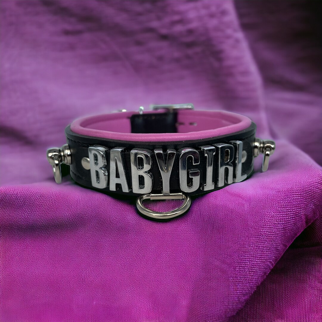 Real Leather Baby Girl Collar Choker I Custom Made Collar I Quality