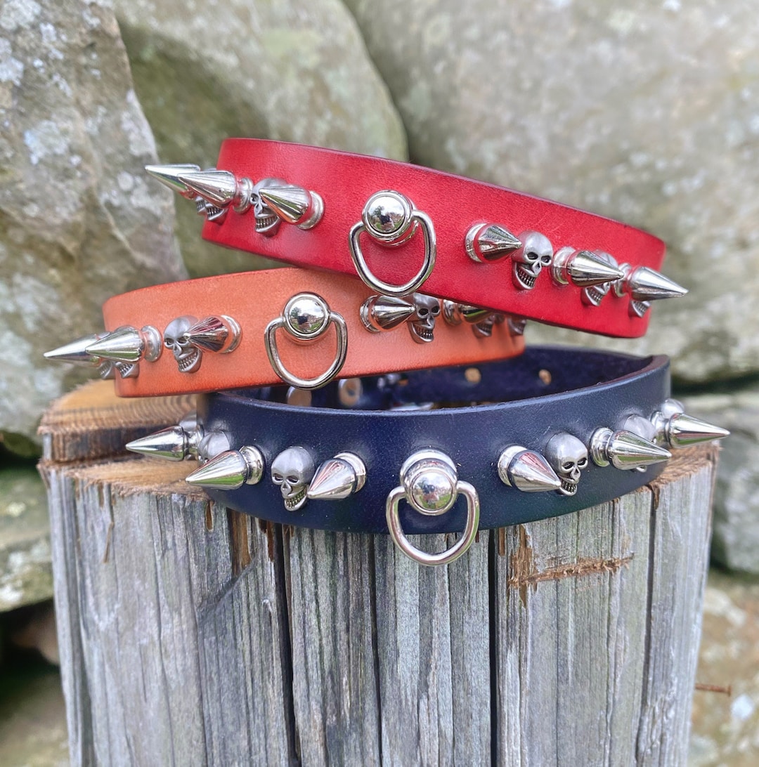 Chihuahua Black Spiked Dog Collar Spiked Dog Collar For Small Dogs