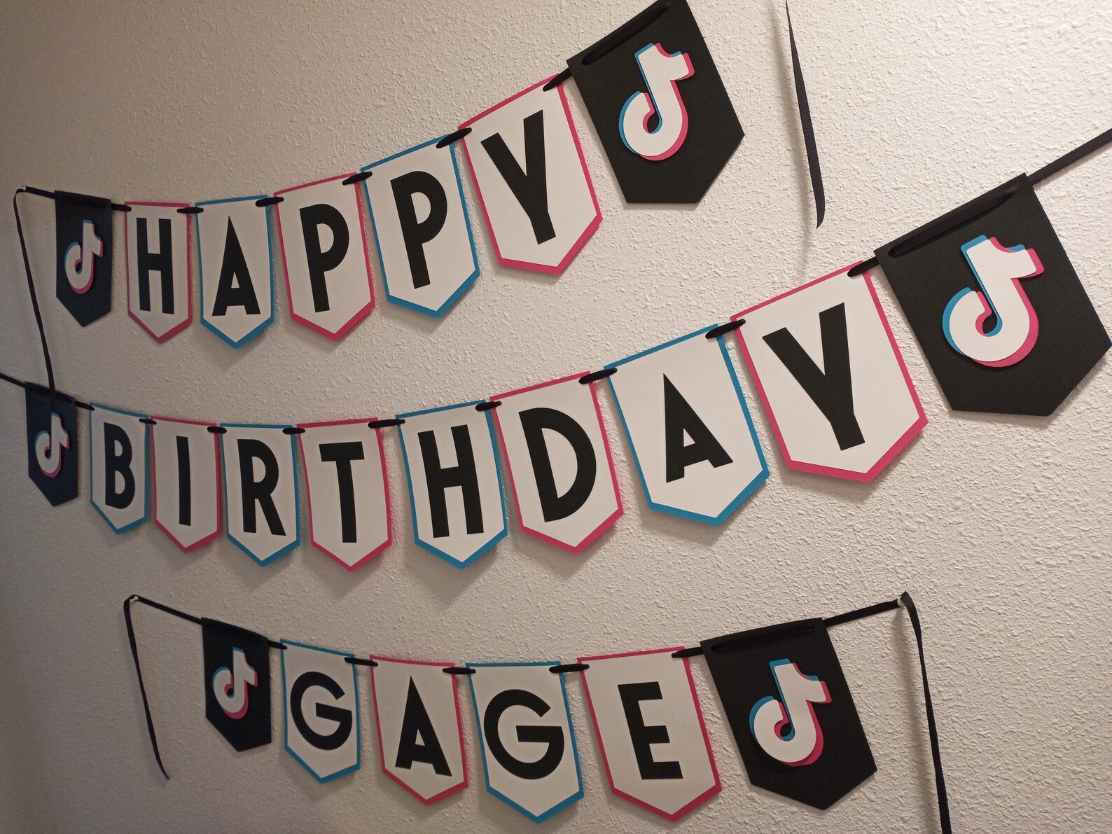 Tik Tok Birthday Banner Party Decor Tiktok Etsy