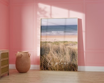 French Brittany Beach Print: Vintage Seascape Photography (Digital Download)