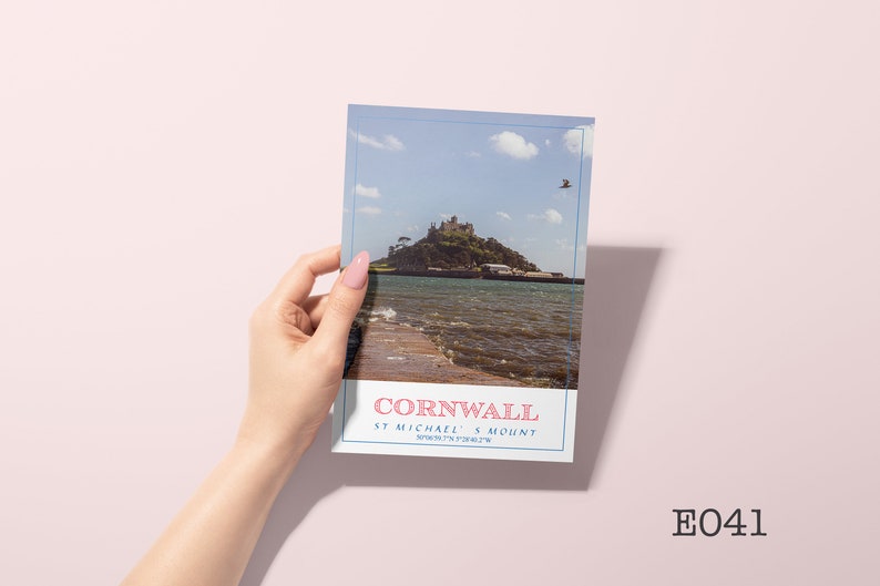 Cornwall Coast Poster: St Michael's Mount Seascape (digital Download ...