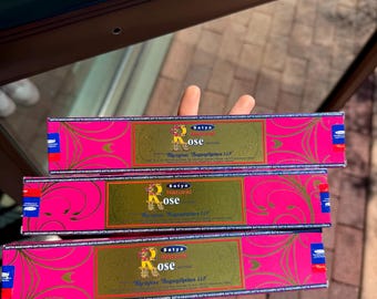 Natural Rose Satya Incense Sticks