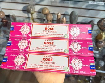 Rose Satya Incense Sticks