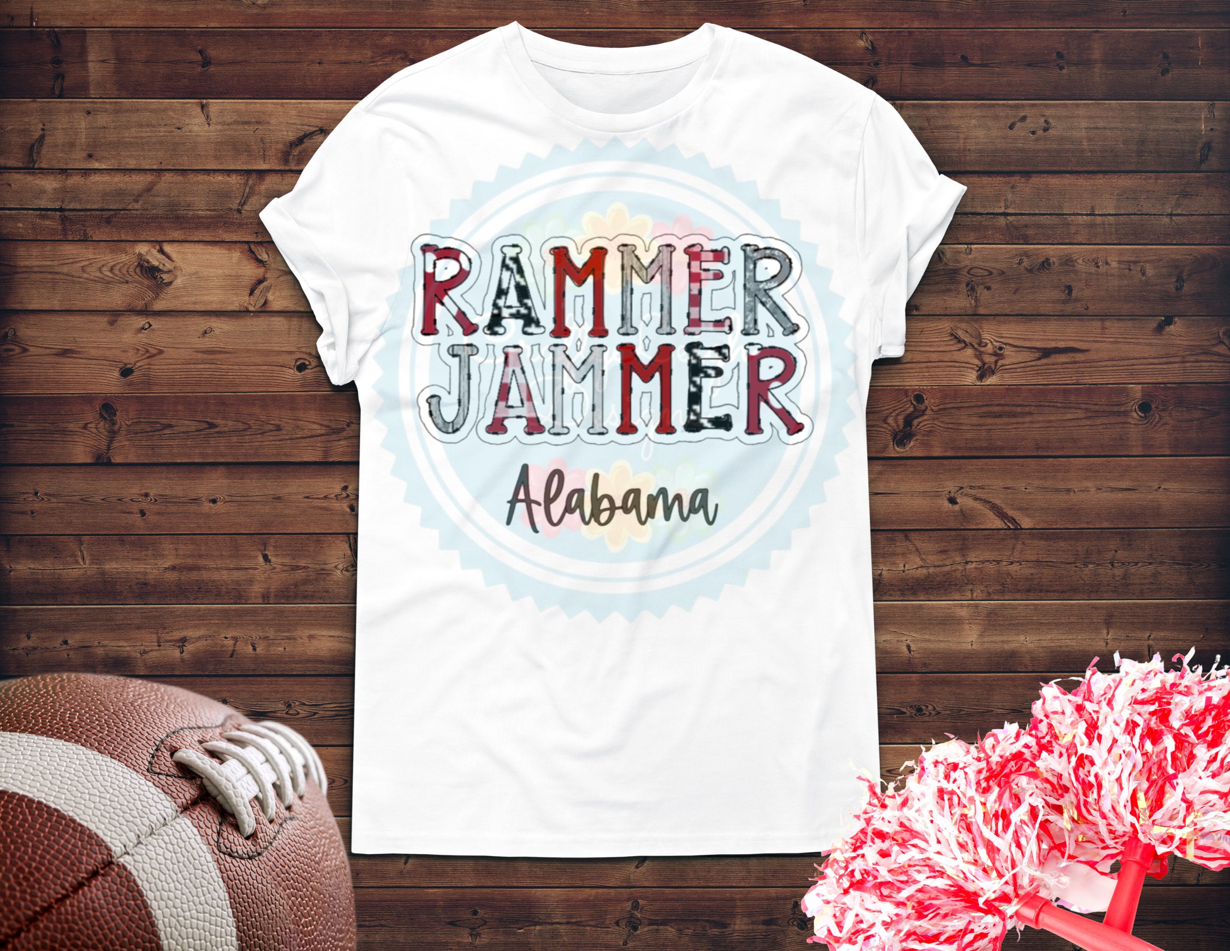 Rammer Jammer Sleeve Bama Shirt Alabama Shirt - Etsy
