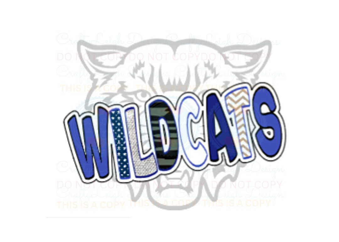 Wildcat Tshirt, Wildcat Patch Letters Tshirt, Wildcat Spirit Tshirt ...