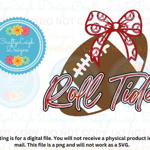 Alabama Football Roll Tide Coquette pied-de-poule, Alabama Coquette png, Fichiers Alabama pour sublimation, Alabama football avec noeud pied-de-poule png