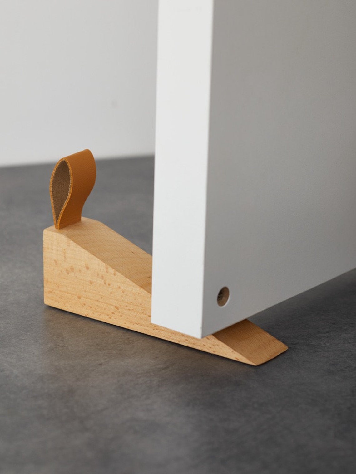 Handmade Wooden Door Stopper Simple Door Stopper Etsy