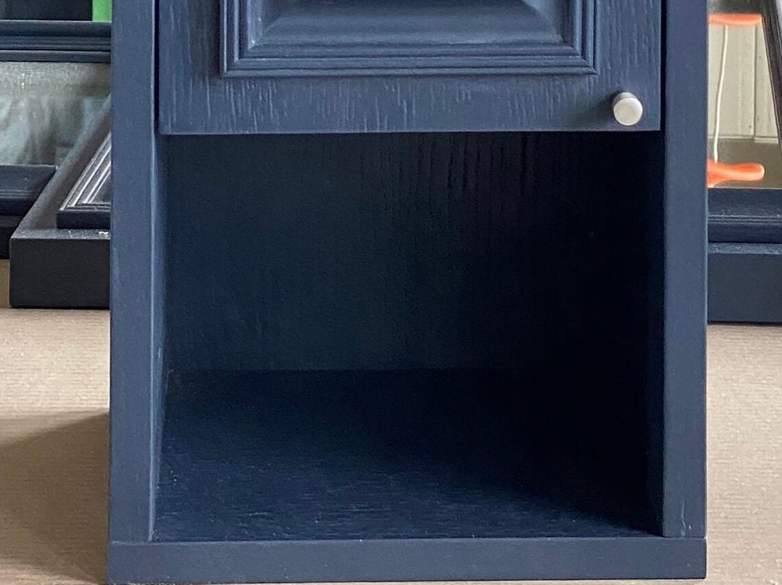 Floating wall mounted Oak floating credenza Wall Etsy