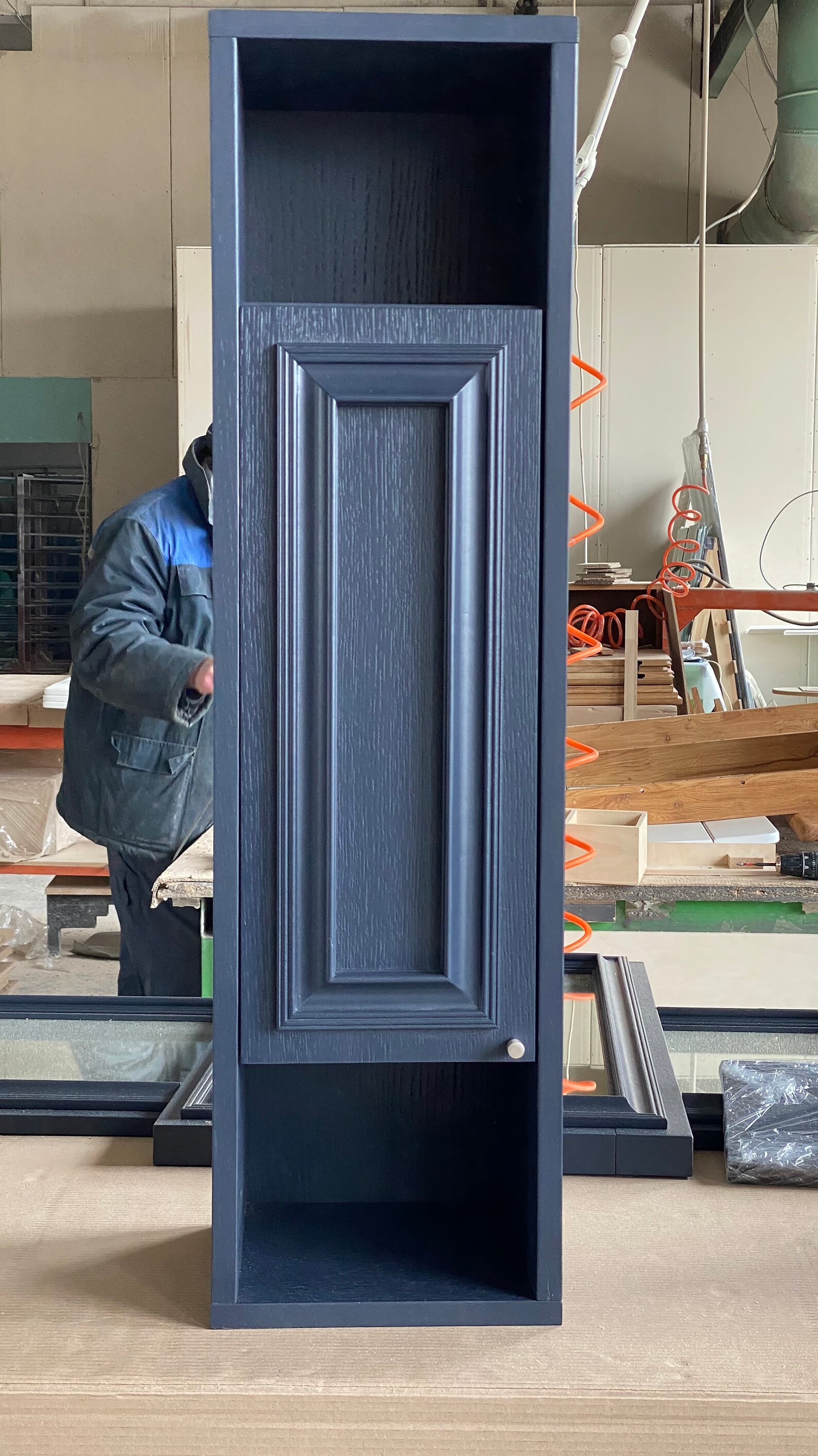 Floating wall mounted Oak floating credenza Wall Etsy