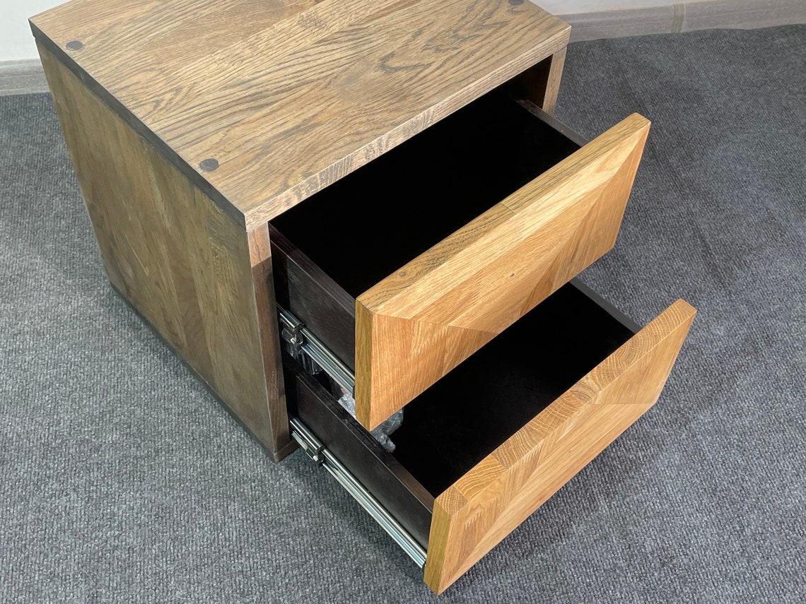 Modular cubes & Two Drawers Wood cubes for storage Modular Etsy