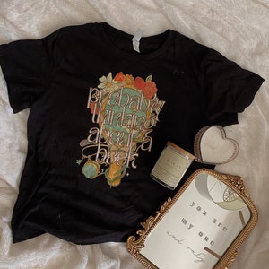 Probably Thinking About a Book Fairy Cropped Tee | Book lover merch | Booktok | Bookish
