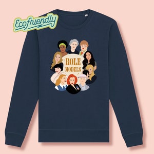 Role Models Unisex Organic Cotton/Recycled Polyester Sweatshirt | Navy
