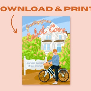 Download -  "Greetings from Cabot Cove" Printable Greeting Cards