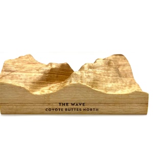 The Wave Tail , Skulptur Coyote Buttes North; Arizona Wanderer Souvenir, einzigartiges Geschenk für Backpacker und Wüstenwandern