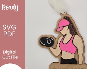 Ornament för "Gå till gymmet" • Gåva för fitnessälskare • Träningsminne • Juldekoration för tyngdlyftning • Gymmotivationspresent 2025 (digital fil)