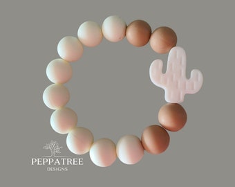 Cactus Silicone Bead Bracelet | Custom design | Soft and Light Jewellery | Necklace Bracelets