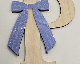 Floral Bow Initial Letters