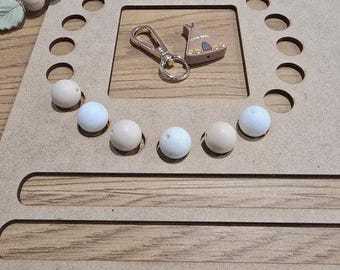 Wristlet and Keyring Bead Jig | Silicone bead designer | Bead Organiser
