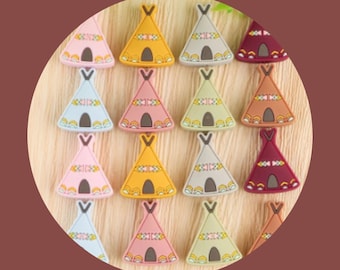 Indian Tent / Tipi Teepee Silicone Bead | BPA Free | AU | 1 piece (1)