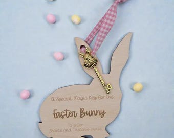Personalized Easter Bunny Magic Key – Keepsake Decoration