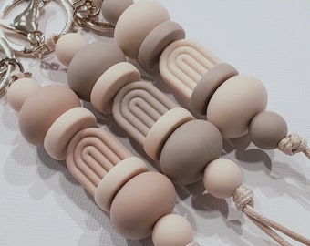 Rearview Mirror Dangle Silicone Bead Boho Arch Collection | Handmade Mirror Dangle | Custom orders | Car Mirror Dangle LIMITED ADDITION