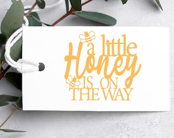 A little Honey on the way Digital file, Bee Design SVG, PNG and PDF files Design #2