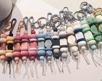Keyring Boho Arch and Leaf &quot;Market&quot; Collection in various colours and designs | Handmade Keyrings | Custom orders | Keyrings or Lanyards