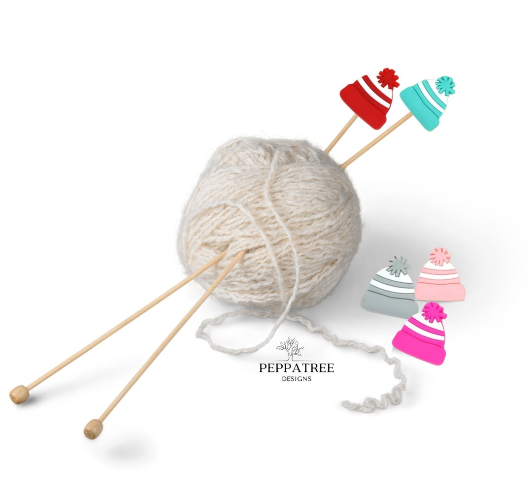24 Bunte Maschenstopper Aus Silikon – Schutz Für Stricknadeln, Verhindert Abrutschen