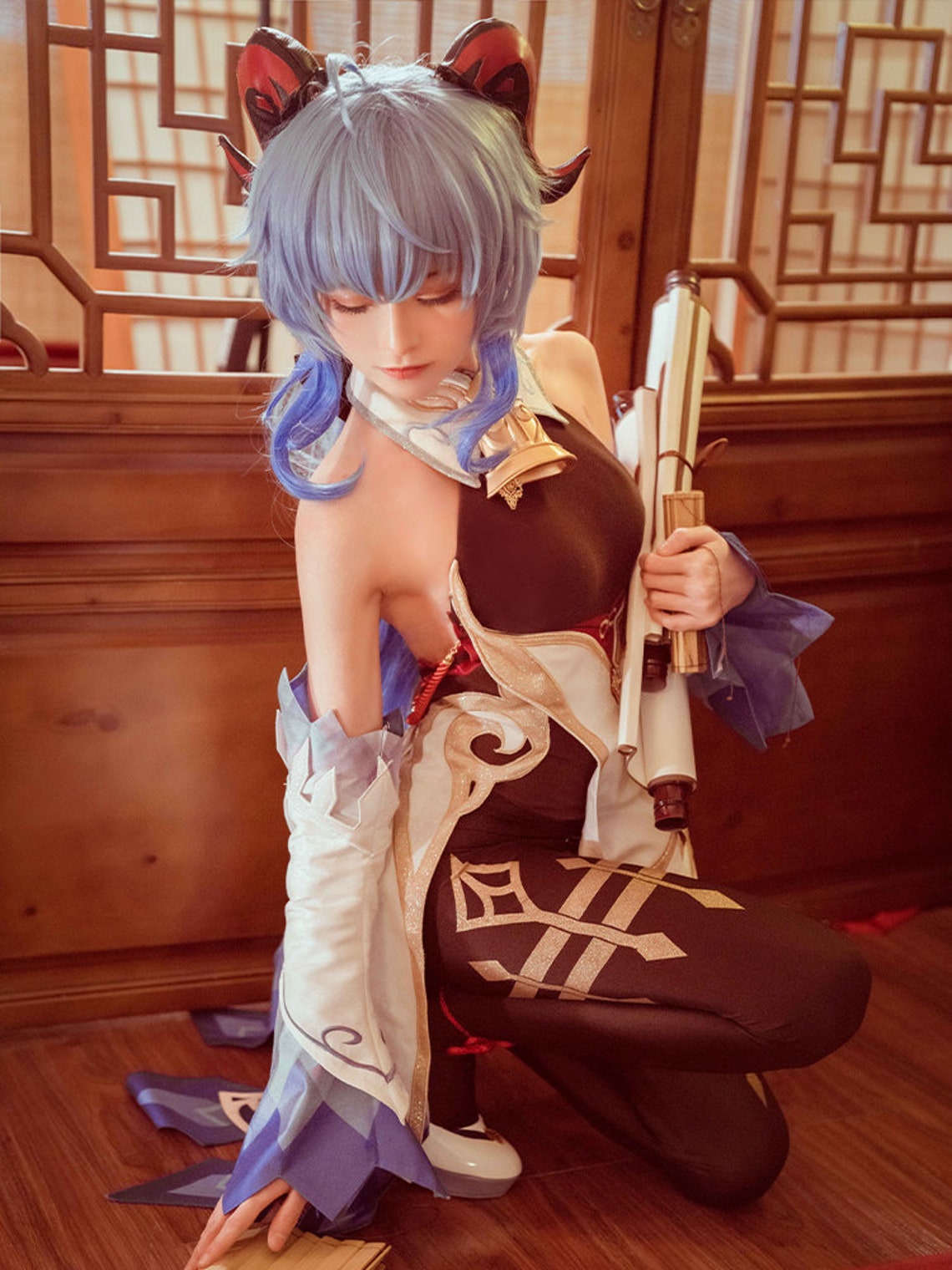 Best Quality Ganyu Genshin Impact Cosplay Costume Full Set