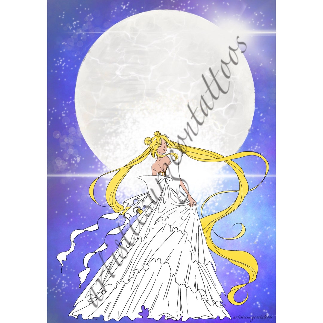 Sailor Moon Print - Etsy