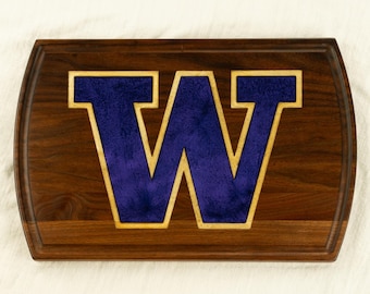 UW Huskies Cutting Board, Officially Licensed Charcuterie Board
