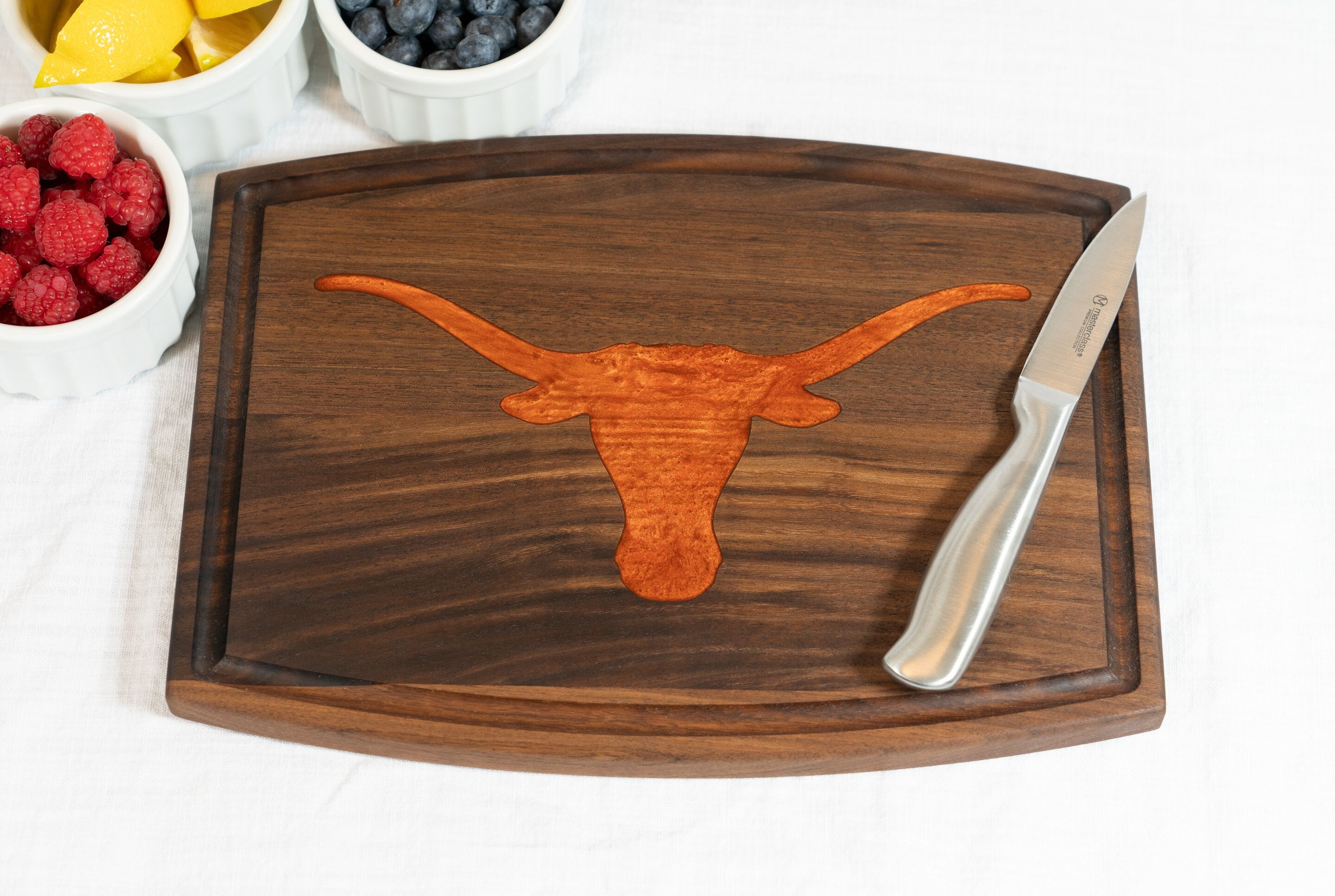 Officially Licensed University of Texas Cutting Board, Texas Longhorns Charcuterie Board, UT Austin Cutting Board, University of Texas Gift