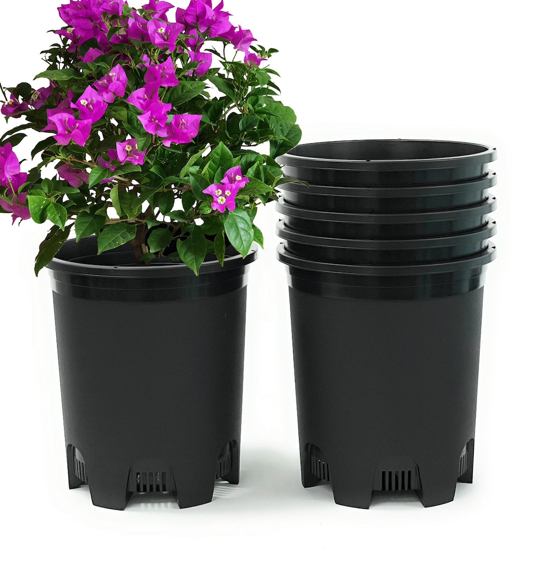 5 Gallon Nursery Pot 11 Inch Premium Plastic Planters for Large Plants