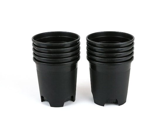 4.5 Inch Nursery Pot 10-pack 0.35 Gallon Plastic Planters for Outdoor Indoor  Plants Gardening Flower Pots Pot Liners Drainage Holes - Etsy Finland
