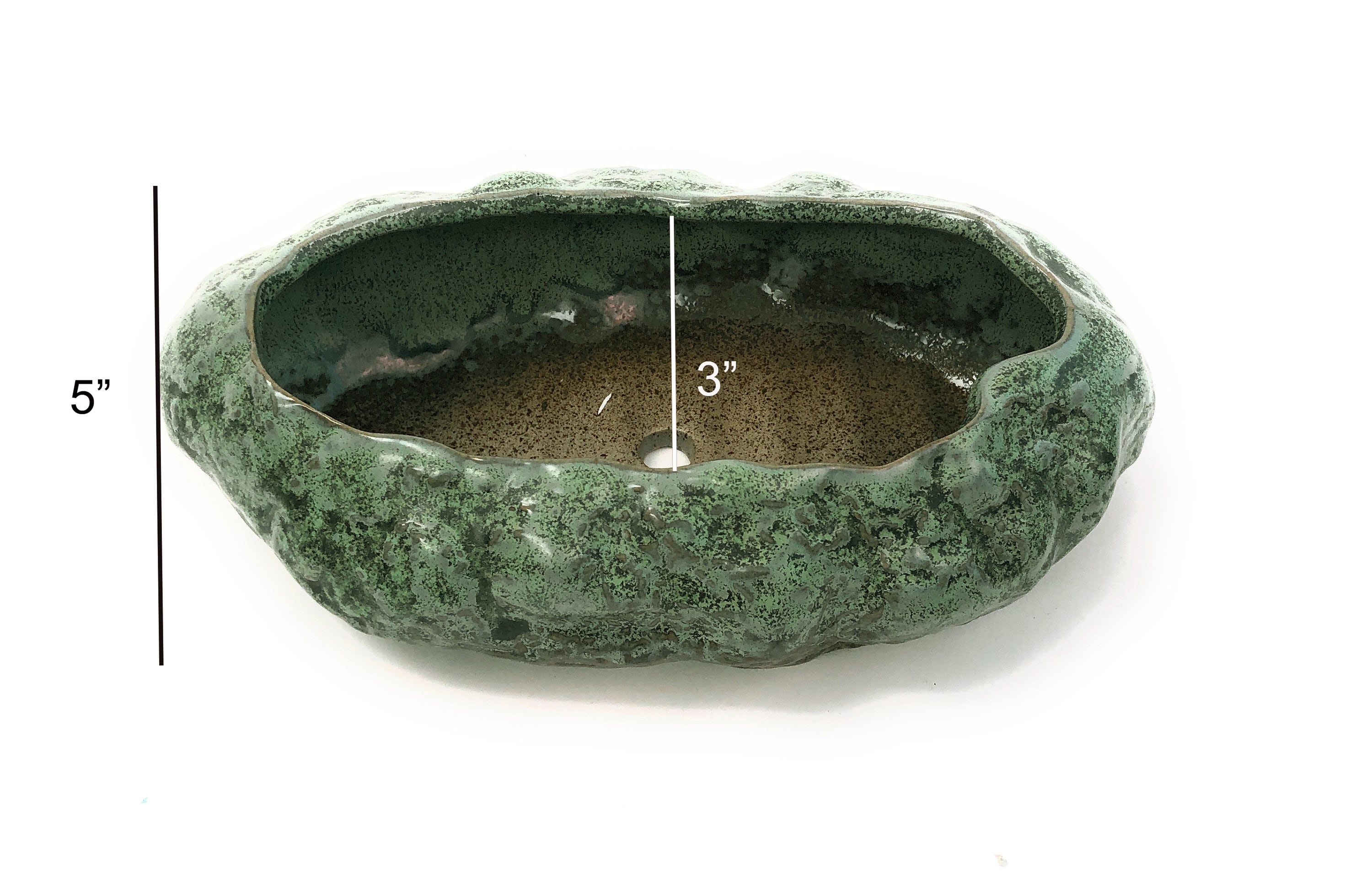 Premium Large Shallow Succulent Planter Pot Ceramic With Etsy